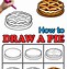 Image result for Pie Line Drawing