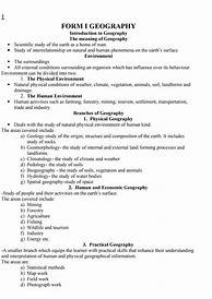Image result for Geography Form One