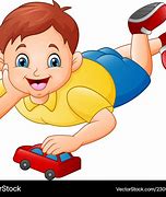 Image result for Boy Playing with Cars Clip Art