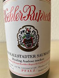 Image result for Koehler Ruprecht Kallstadter Saumagen Riesling Kabinett trocken