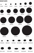 Image result for Printable Bead Size Chart