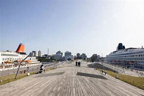 Image result for Yokohama Bay Hotel Pedestrian Walkway to Osanbashi Pier