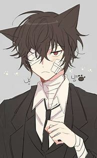 Image result for anime male cats ear cutest