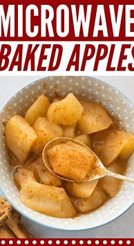 Image result for Microwave Baked Apples Recipe