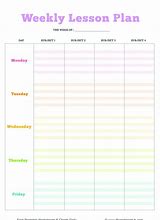 Image result for Free Printable Lesson Plan Template PDF