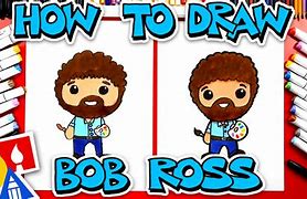 Image result for Bob Ross Cartoon Character