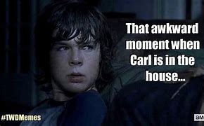 Image result for Walking Dead Carl Eye Meme