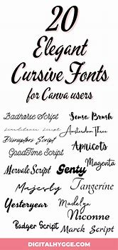 Image result for Best Calligraphy Fonts in Canva