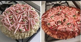 Image result for Cursed Pizza Burnt
