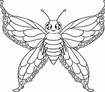 Image result for Printable Animal Coloring Pages Butterfly