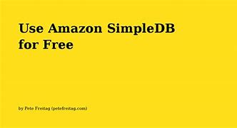 Image result for Amazon SimpleDB