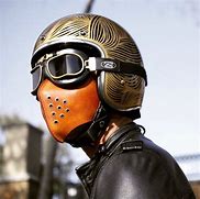 Image result for Leather Motorcycle Face Mask