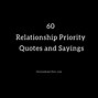 Image result for Quotes About Priorities and Relationships