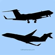 Image result for Airplane Silhouette Vector