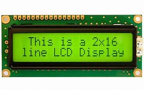 Image result for 16 by 2 LCD Arduino Display