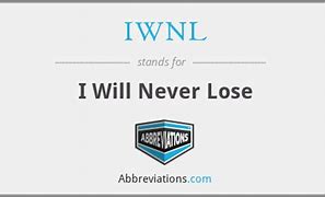 Image result for What Does Iwnl Stand For