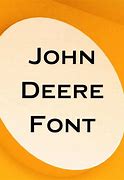 Image result for Old John Deere Font