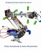 Image result for 6 Axis Robotic Arm