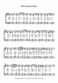 Image result for What Child Is This Piano Sheet Music
