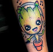 Image result for Baby Groot Realistic Tattoo