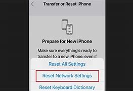 Image result for iPhone SE Reset Network Settings