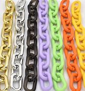 Image result for Rose Gold Plastic Chain Strap