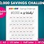 Image result for 10000 SavingsChallenge Printable
