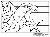 Image result for Eagle Mosaic Coloring Pages