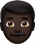 Image result for Dark Face Emoji