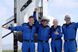 Image result for Bezos Space Trip