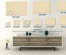 Image result for Best Dimensions for Wall Art