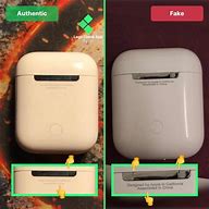 Image result for Fake vs Real AirPods