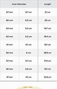 Image result for Bangle Size Chart for Women