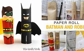 Image result for Toilet Paper Roll Crafts Batman