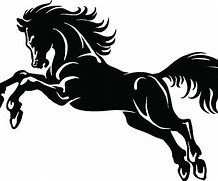 Image result for Black Mustang Horse Clip Art