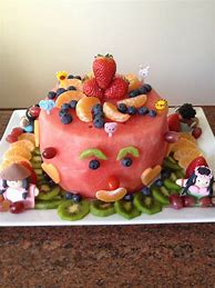 Image result for Birthday Cake with Fruit
