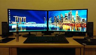 Image result for 2 Monitors One PC