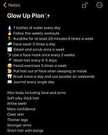 Image result for Glow Up Plan
