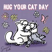 Image result for Hug Your Cat Day Coloring Pages