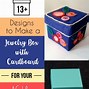 Image result for Homemade Jewelry Box DIY with Carboard Boxes