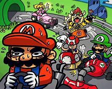 Image result for Mario Kart Fan Art