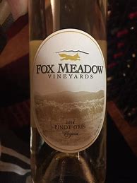 Fox Meadow Pinot Gris 的图像结果