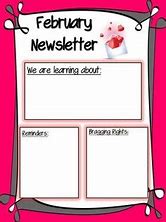 Image result for February Newsletter Ideas for Preschool Editing