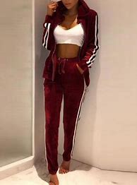 Image result for Red Track Suits for Women