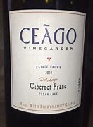 Image result for Ceago Vinegarden Cabernet Franc Estate Grown Del Lago