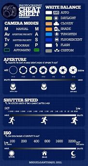 Image result for Camera Settings Cheat Sheet