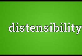 Image result for distensible