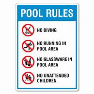 Image result for Water Pool Rules