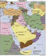Image result for Labeled Map of Middle East