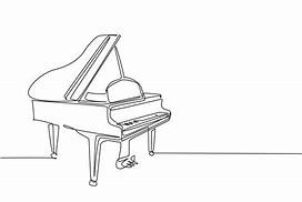 Image result for Grand Piano Sketch